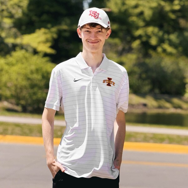 Nike I-State Fanwear 26 White Victory Polo